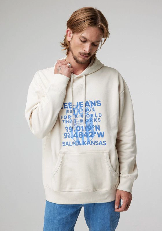 POLERON HOMBRE LOOSE FIT VINTAGE WHITE - 6