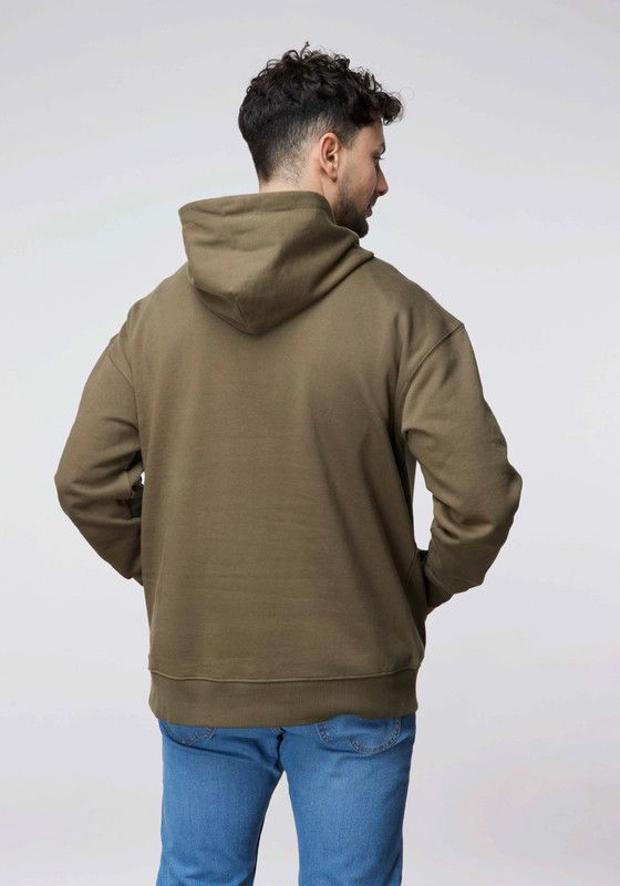 POLERON HOMBRE  LOGO LOOSE HOODIE MILITAR GREEN - 2