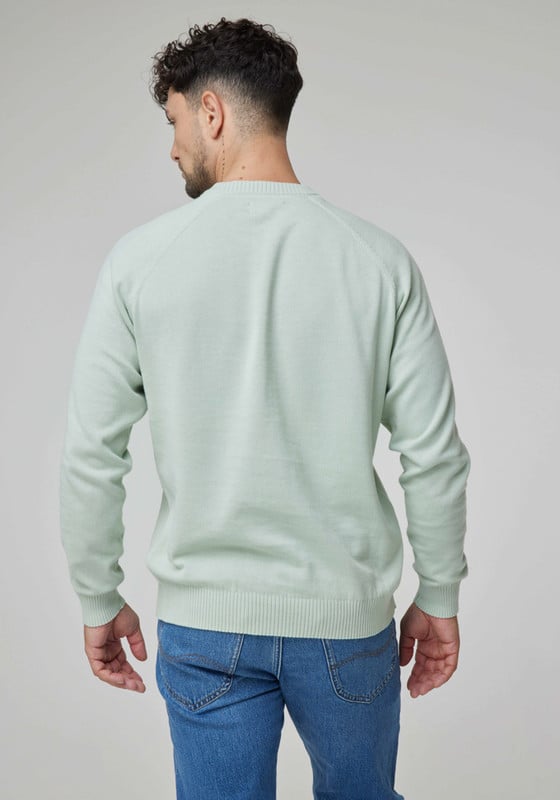 SWEATER HOMBRE REGULAR FIT SOFT SAGE - 2
