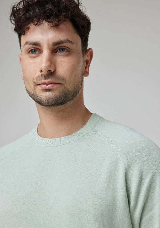 SWEATER HOMBRE REGULAR FIT  SOFT SAGE - 3