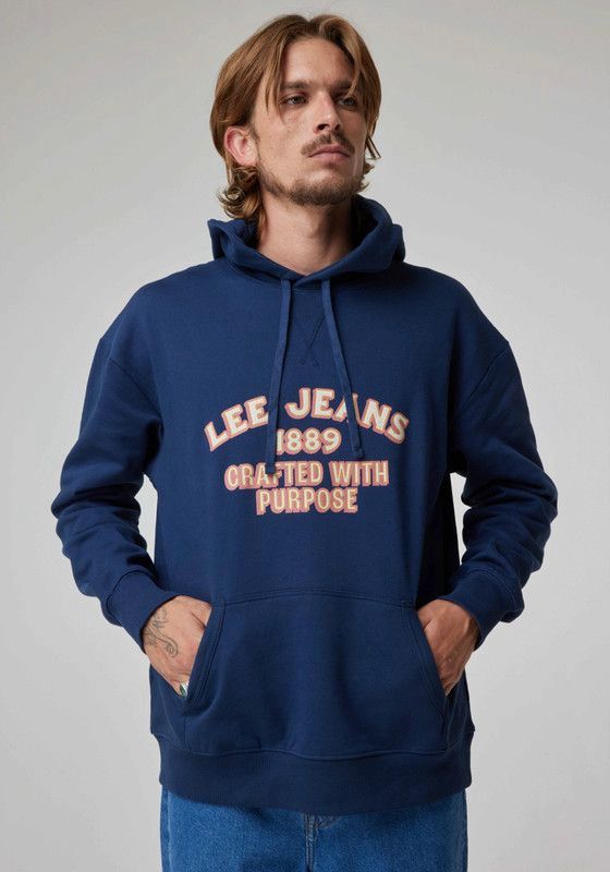 POLERON HOMBRE LOOSE FIT NAVY - 2