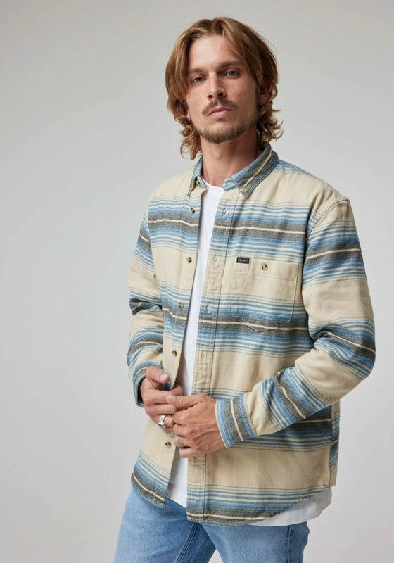 CAMISA HOMBRE  LS RIVETED SHIRT RELAXED FIT - 1