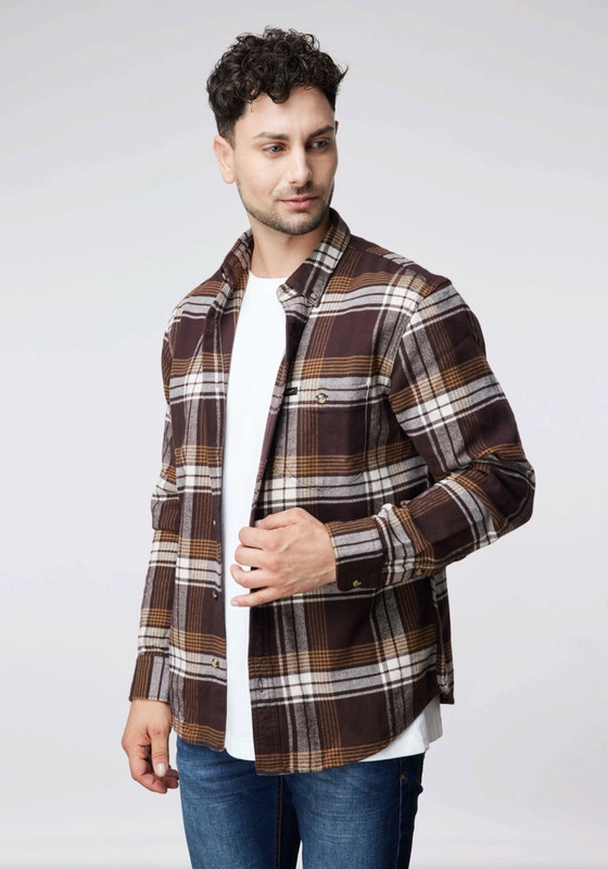 CAMISA HOMBRE  LS RIVETED SHIRT RELAXED FIT - 1
