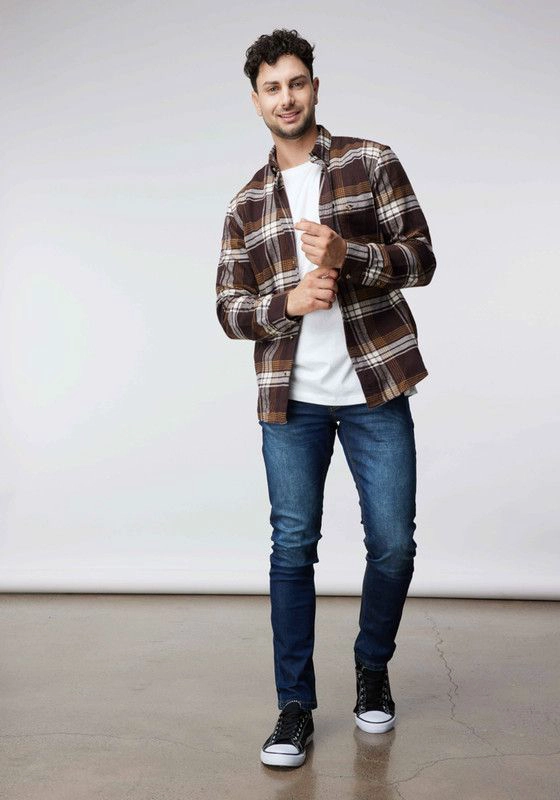 CAMISA HOMBRE  LS RIVETED SHIRT RELAXED FIT - 4