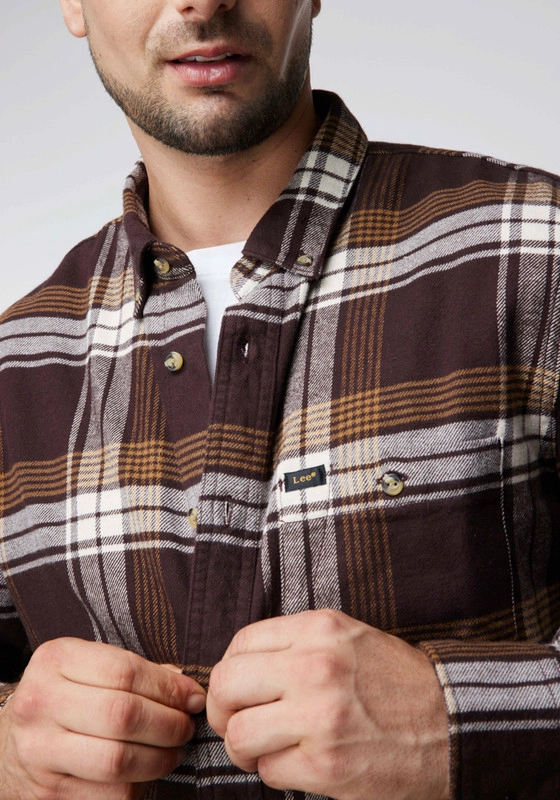 CAMISA HOMBRE  LS RIVETED SHIRT RELAXED FIT - 4