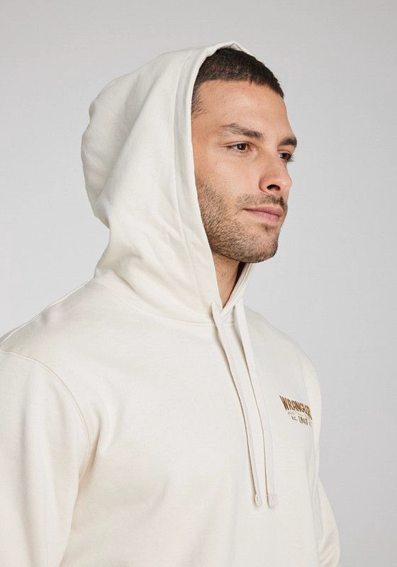 POLERON HOMBRE REGULAR FIT HOODIE VINTAGE WHITE - 2