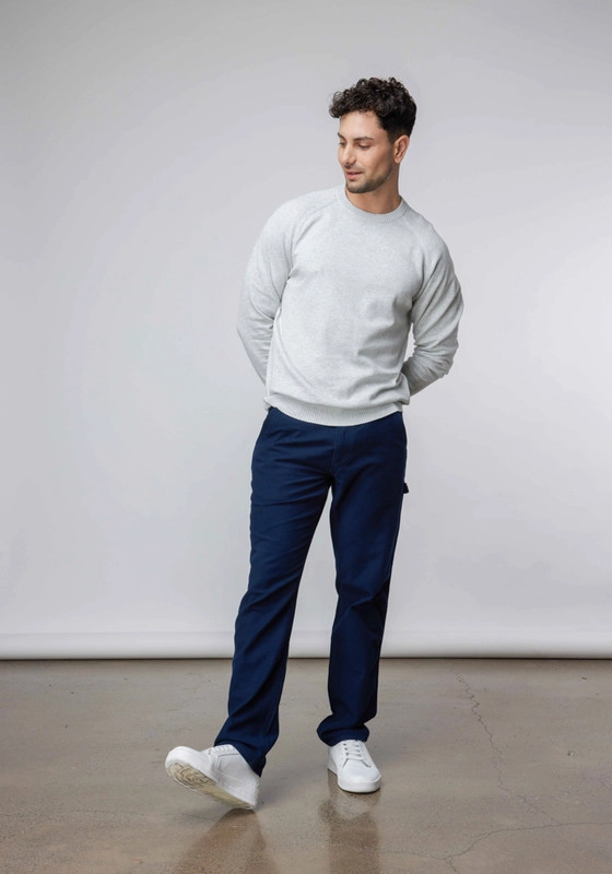 SWEATER HOMBRE REGULAR FIT  SHARP GREY MELE - 4