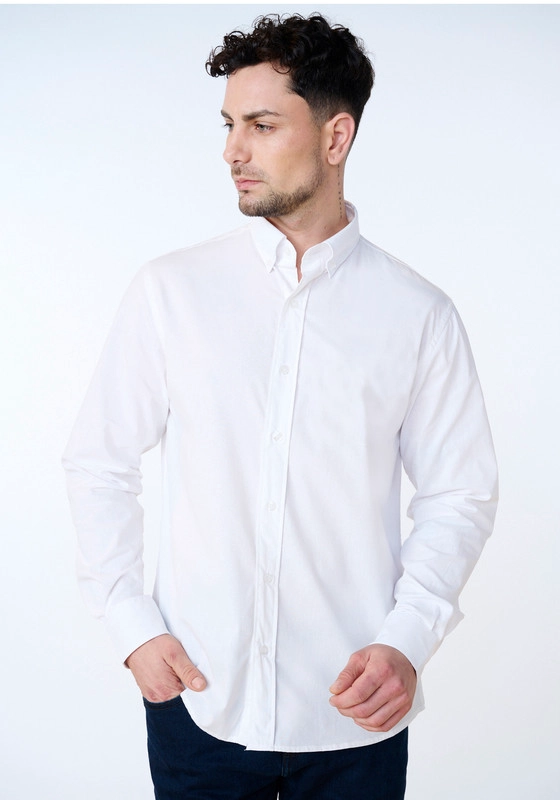 CAMISA 1 POCKET SHIRT HOMBRE WHITE - 1