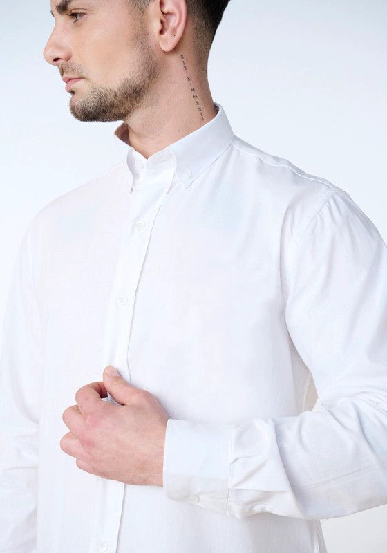 CAMISA 1 POCKET SHIRT HOMBRE WHITE - 3