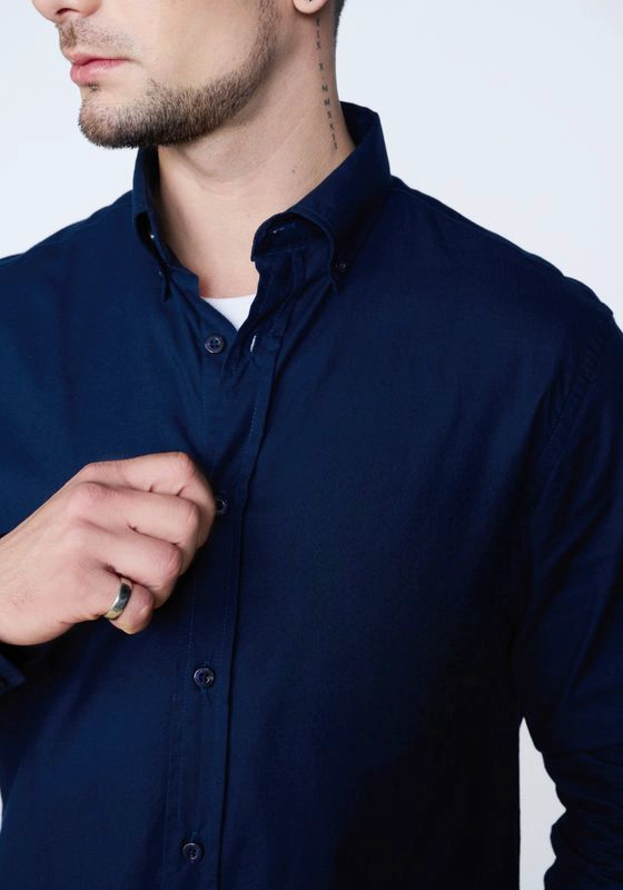 CAMISA 1 POCKET SHIRT DARK BLUE - 2
