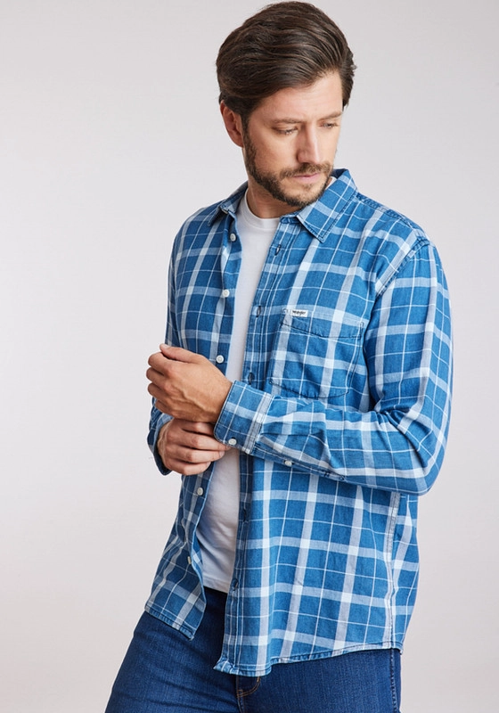 CAMISA HOMBRE 1 PKT INDIGO SHIRT BLUE INDIGO - 1