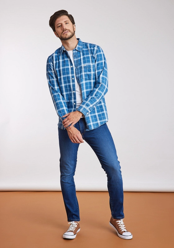 CAMISA HOMBRE 1 PKT INDIGO SHIRT BLUE INDIGO - 2