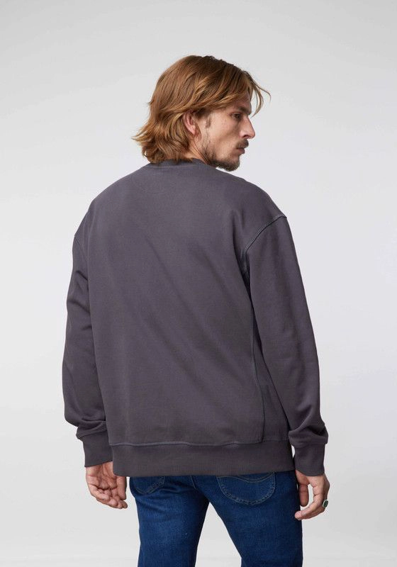 POLERON HOMBRE  LS CREW SWS PRINT FADE BLACK - 3