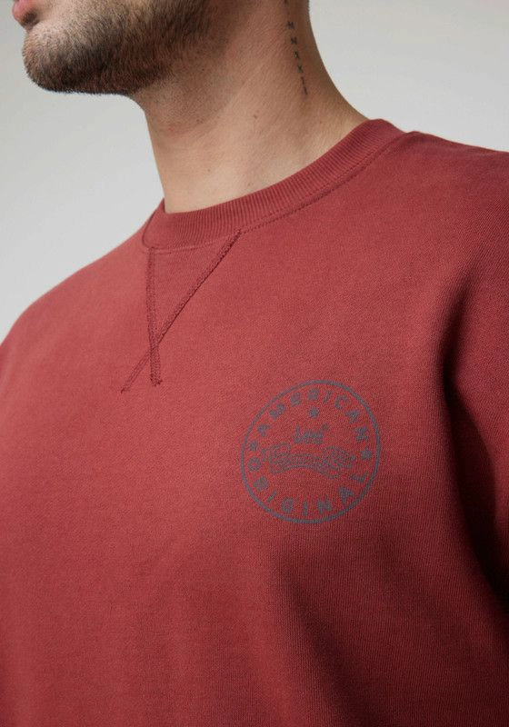 POLERON HOMBRE  LS CREW SWS ORIGINAL BRICK - 3