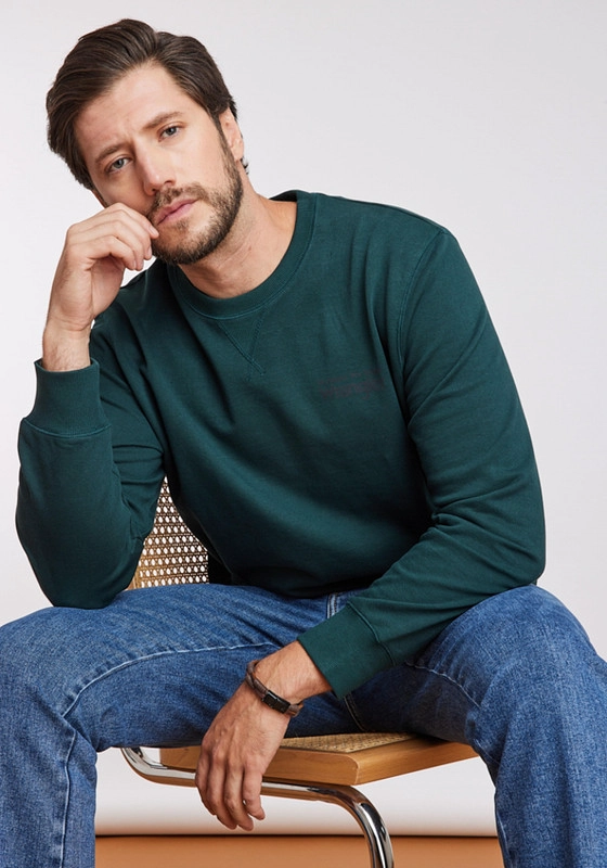 POLERON HOMBRE GRAPHIC SWEATSHIRT SCARAB GREEN - 4