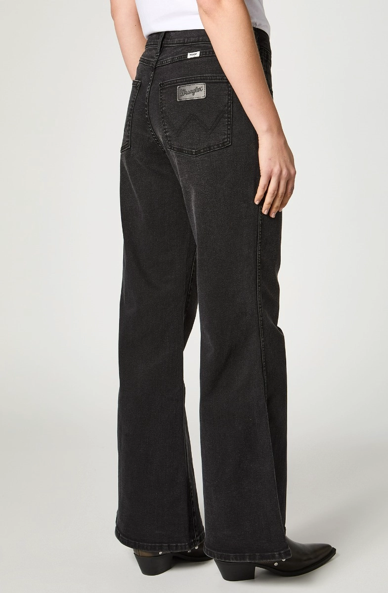 JEANS MUJER FLARE 70`  BLACK - 2