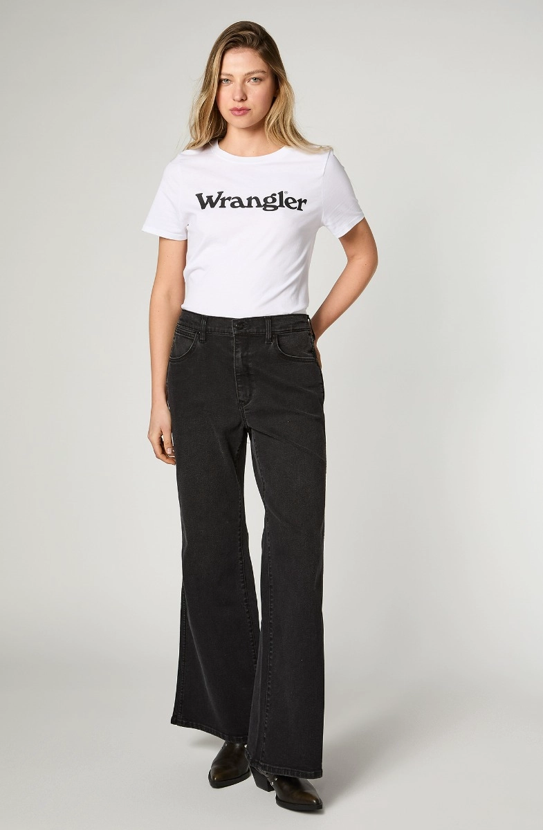 JEANS MUJER FLARE 70`  BLACK - 4