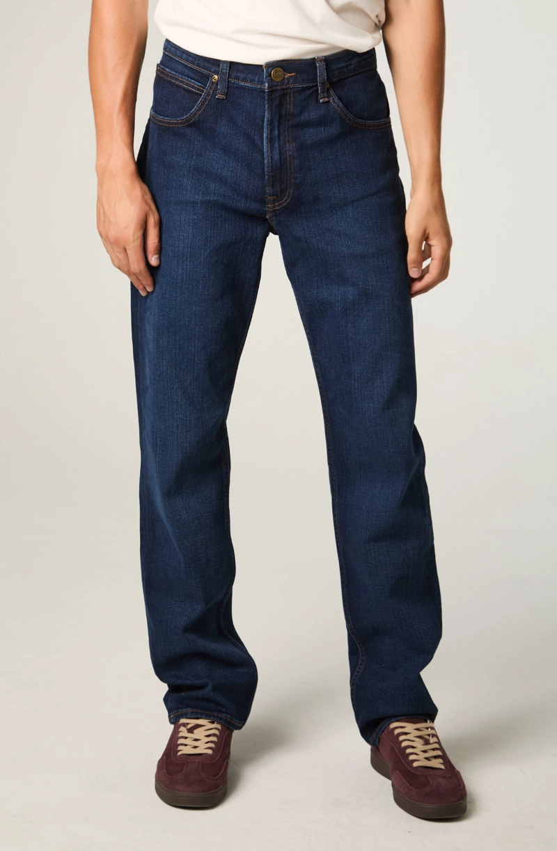 JEANS HOMBRE STRAIGHT TIRO ALTO AZUL BROOKLYN - 1
