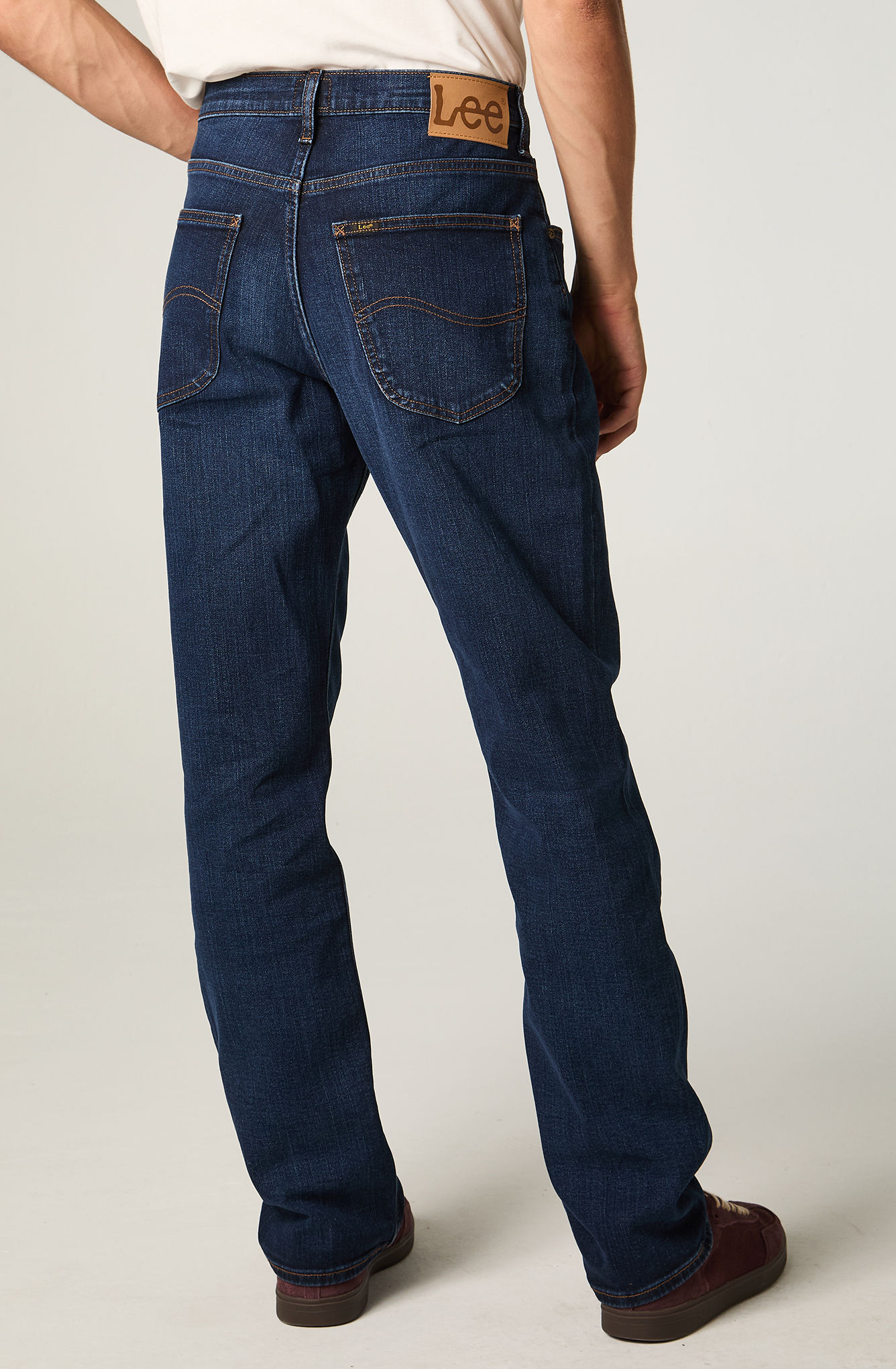 JEANS HOMBRE STRAIGHT TIRO ALTO AZUL BROOKLYN - 3