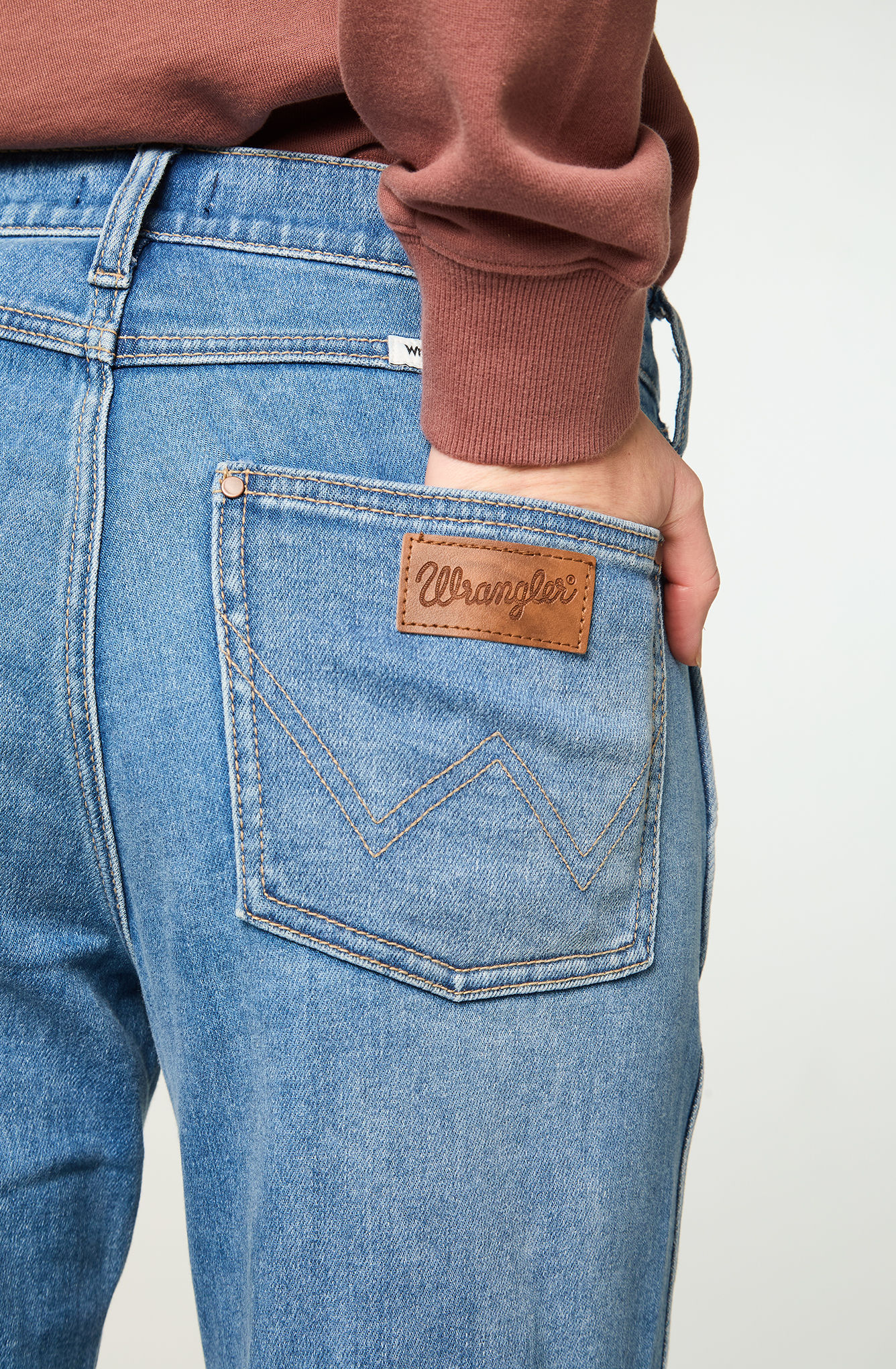 JEANS MUJER FLARE 70 FLARE TIRO ALTO AZUL - 4