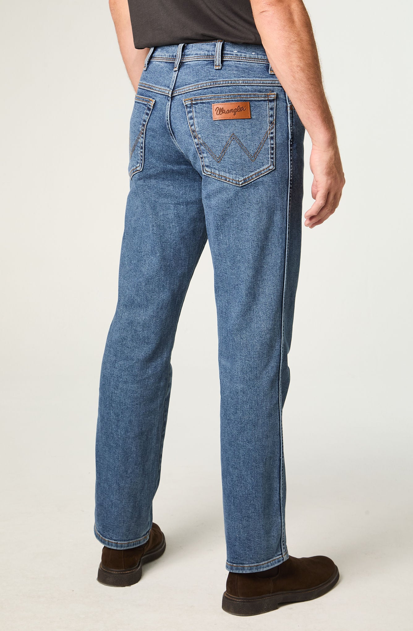 JEANS HOMBRE TEXAS STRAIGHT TIRO ALTO AZUL - 4