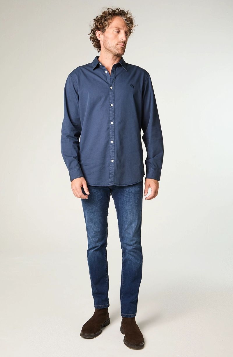 JEANS HOMBRE LARSTON SLIM TIRO MEDIO AZUL - 2