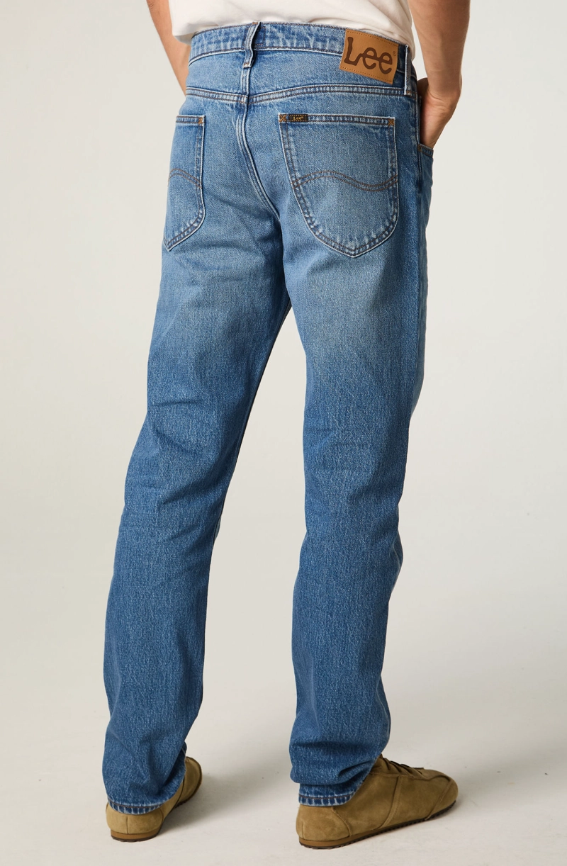 JEANS HOMBRE STRAIGHT TIRO MEDIO AZUL DAREN - 3
