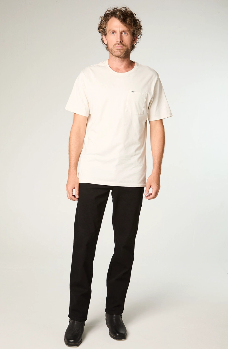 JEANS HOMBRE TEXAS STRAIGHT TIRO ALTO NEGRO - 2