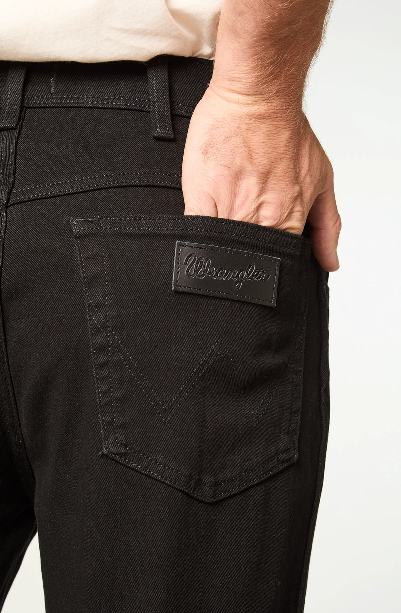 JEANS HOMBRE TEXAS STRAIGHT TIRO ALTO NEGRO - 4