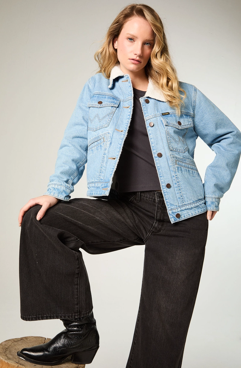 JEANS MUJER WORLD WIDE RELAXED TIRO MEDIO NEGRO - 1