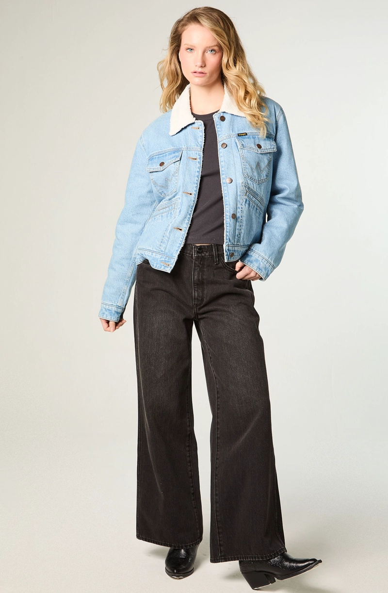 JEANS MUJER WORLD WIDE RELAXED TIRO MEDIO NEGRO - 2
