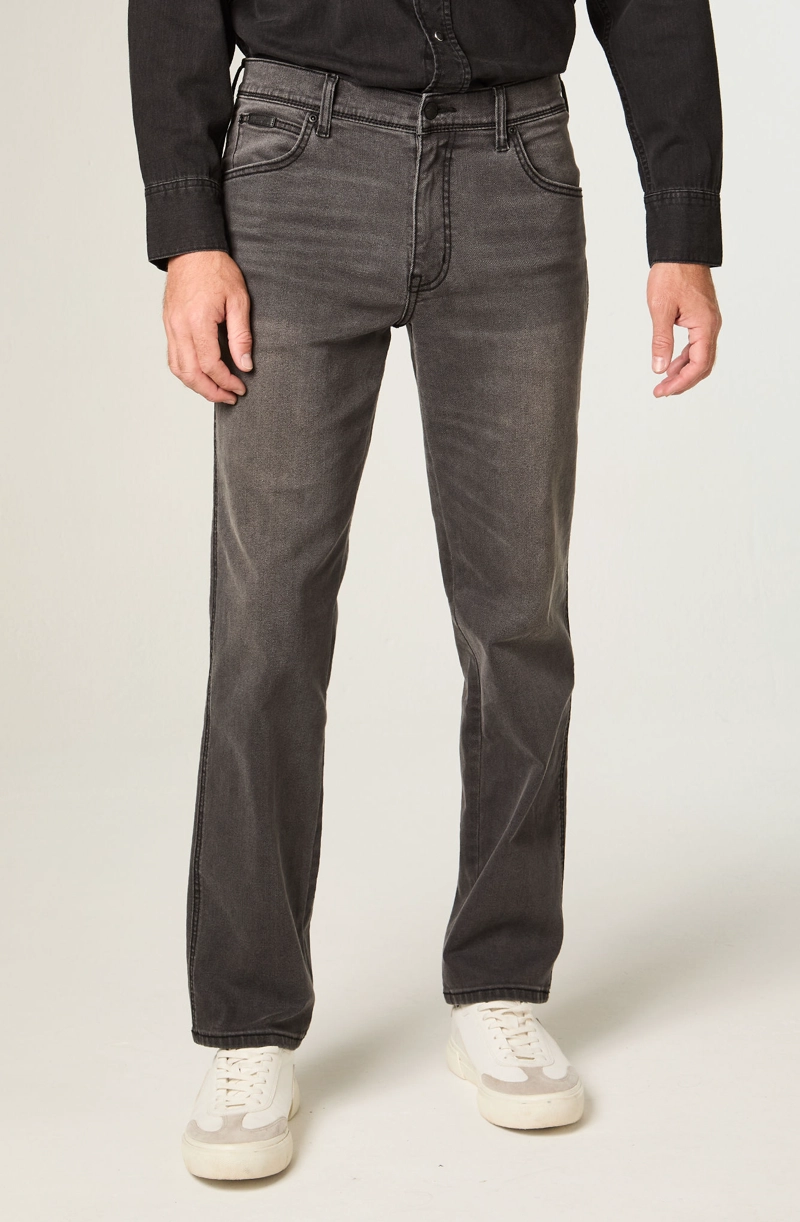 JEANS HOMBRE TEXAS STRAIGHT TIRO ALTO GRIS - 1