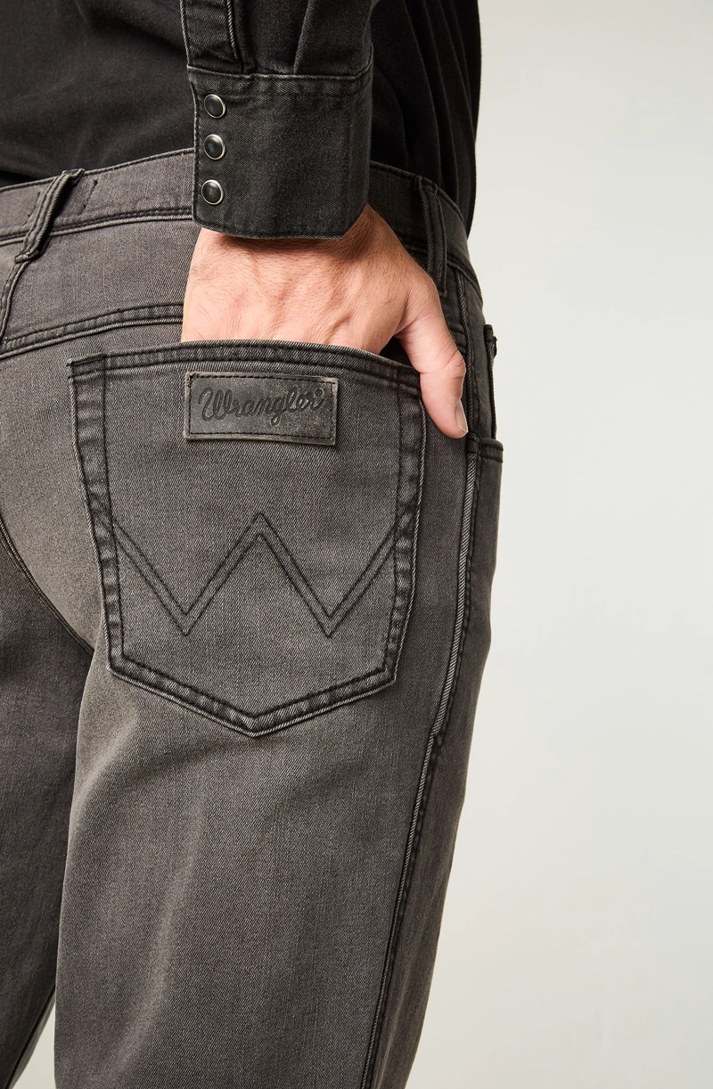 JEANS HOMBRE TEXAS STRAIGHT TIRO ALTO GRIS - 4
