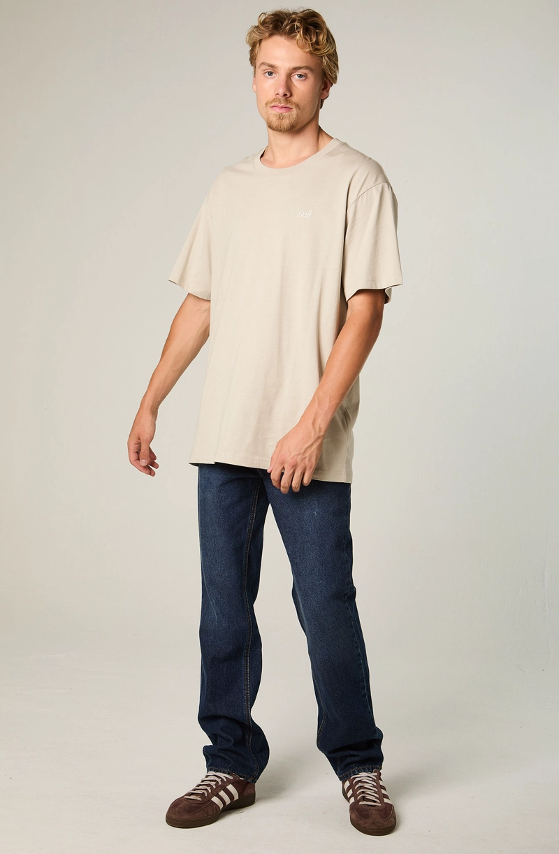 JEANS HOMBRE STRAIGHT TIRO ALTO AZUL OSCURO BROOKLYN - 2