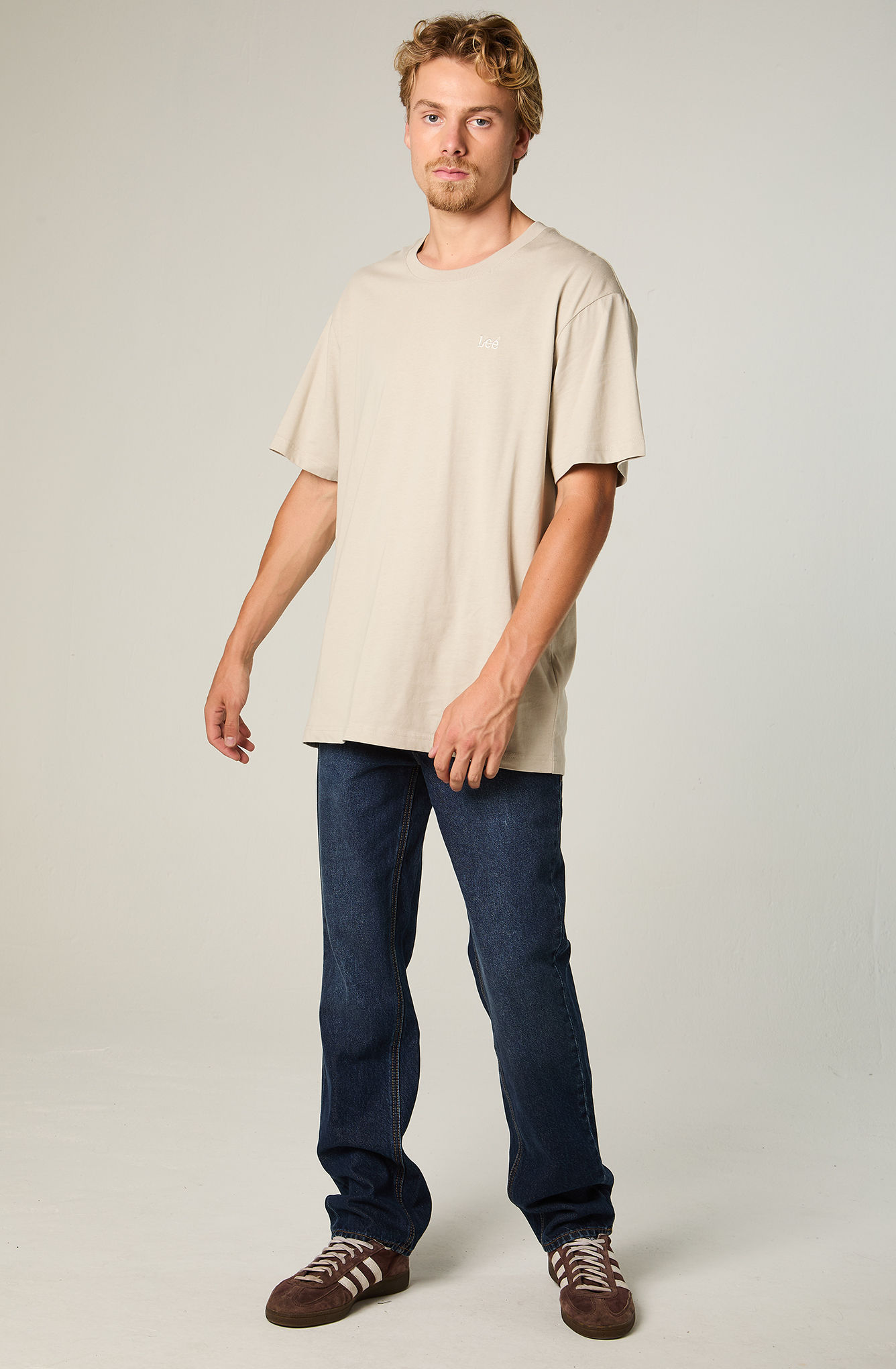 JEANS HOMBRE STRAIGHT TIRO ALTO AZUL OSCURO BROOKLYN - 2
