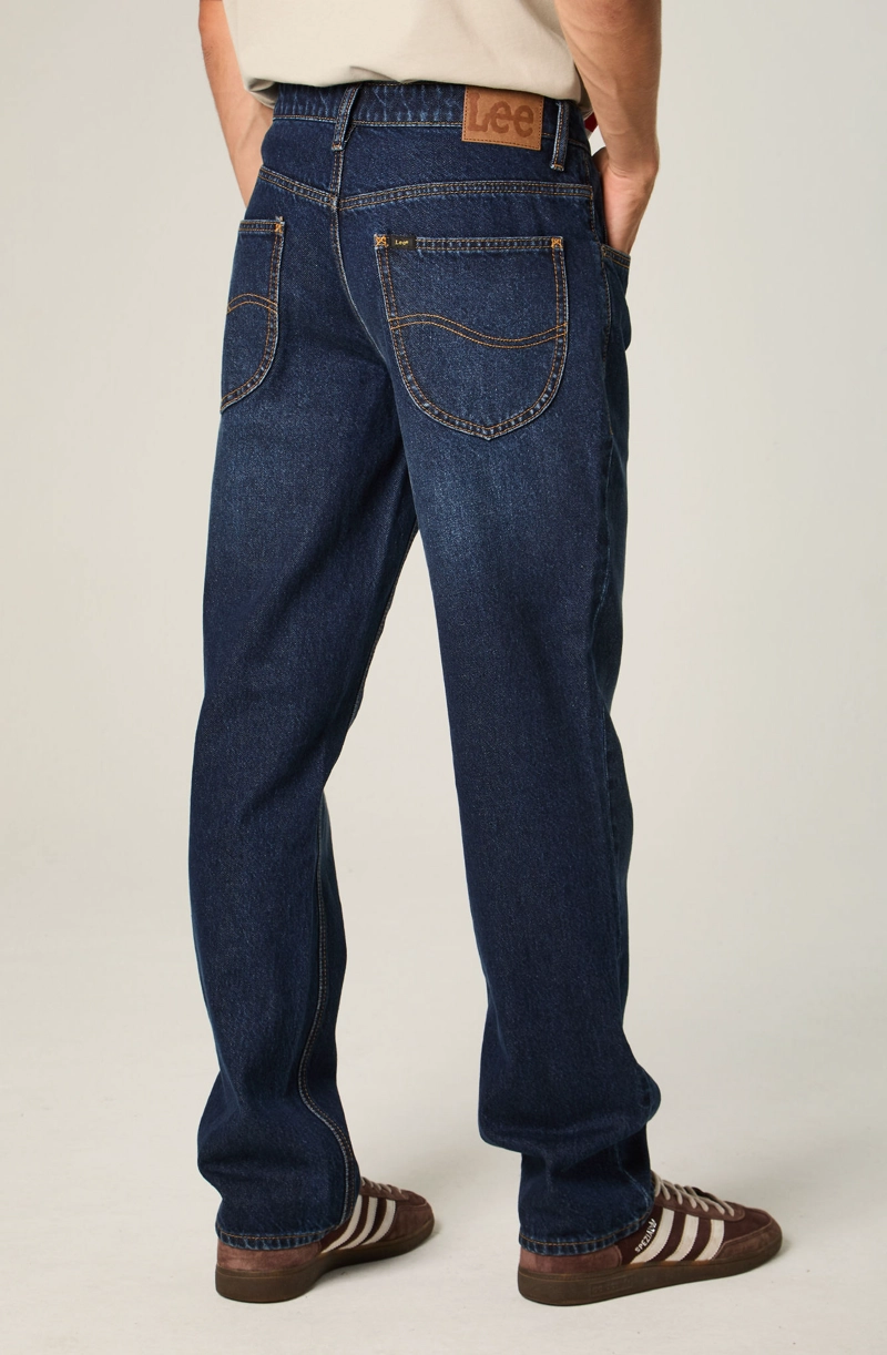 JEANS HOMBRE STRAIGHT TIRO ALTO AZUL OSCURO BROOKLYN - 3
