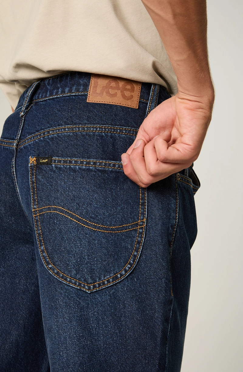 JEANS HOMBRE STRAIGHT TIRO ALTO AZUL OSCURO BROOKLYN - 4