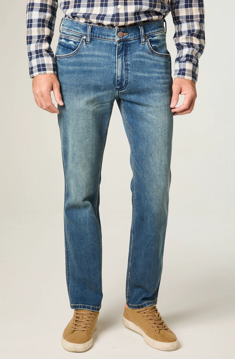 JEANS HOMBRE GREENSBORO STRAIGHT TIRO MEDIO AZUL - 1