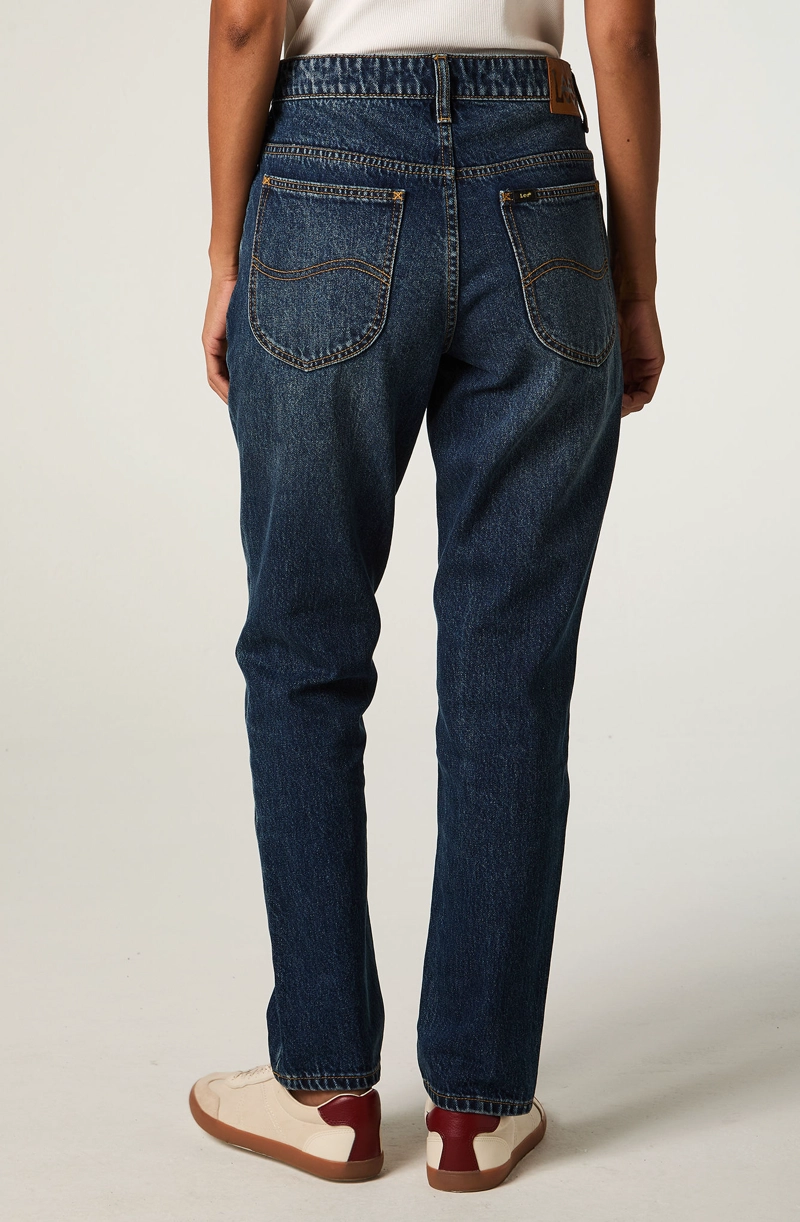 JEANS MUJER SLIM STRAIGHT AZUL RIDER - 3