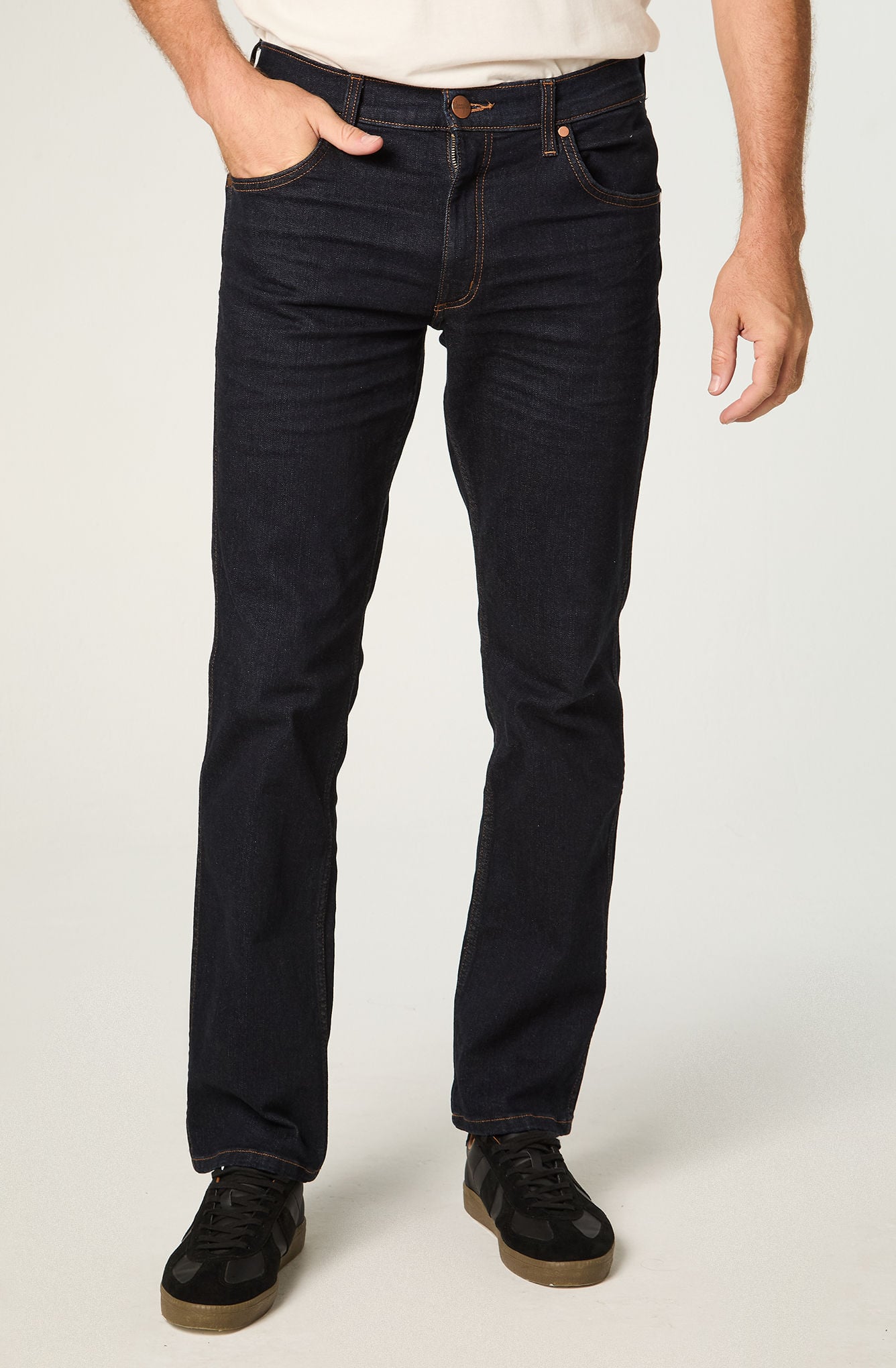 JEANS HOMBRE GREENSBORO STRAIGHT TIRO MEDIO AZUL OSCURO - 1