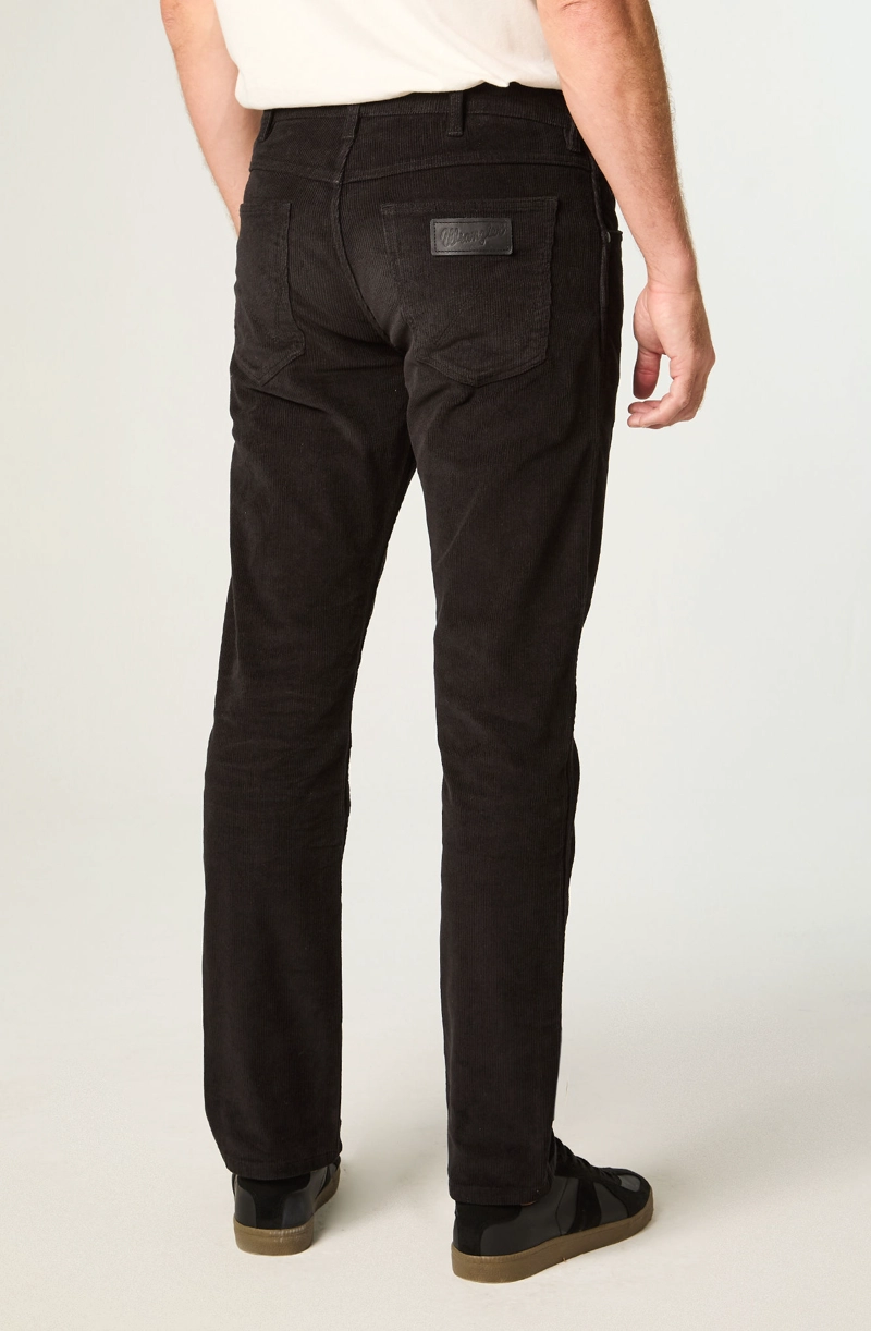 PANTALON HOMBRE GREENSBORO COTELE STRAIGHT TIRO MEDIO NEGRO - 3