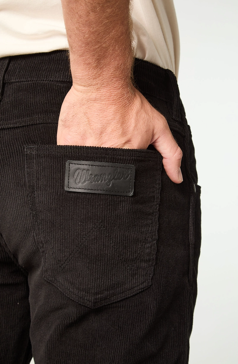PANTALON HOMBRE GREENSBORO COTELE STRAIGHT TIRO MEDIO NEGRO - 4