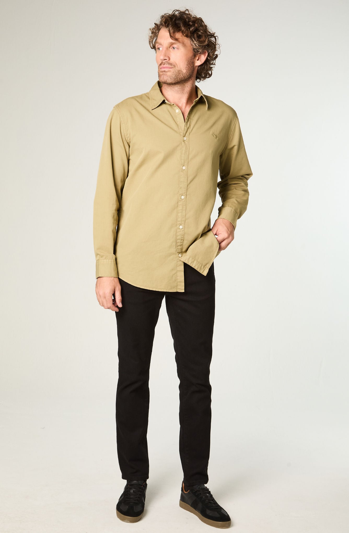 JEANS HOMBRE LARSTON SLIM TIRO MEDIO NEGRO - 2