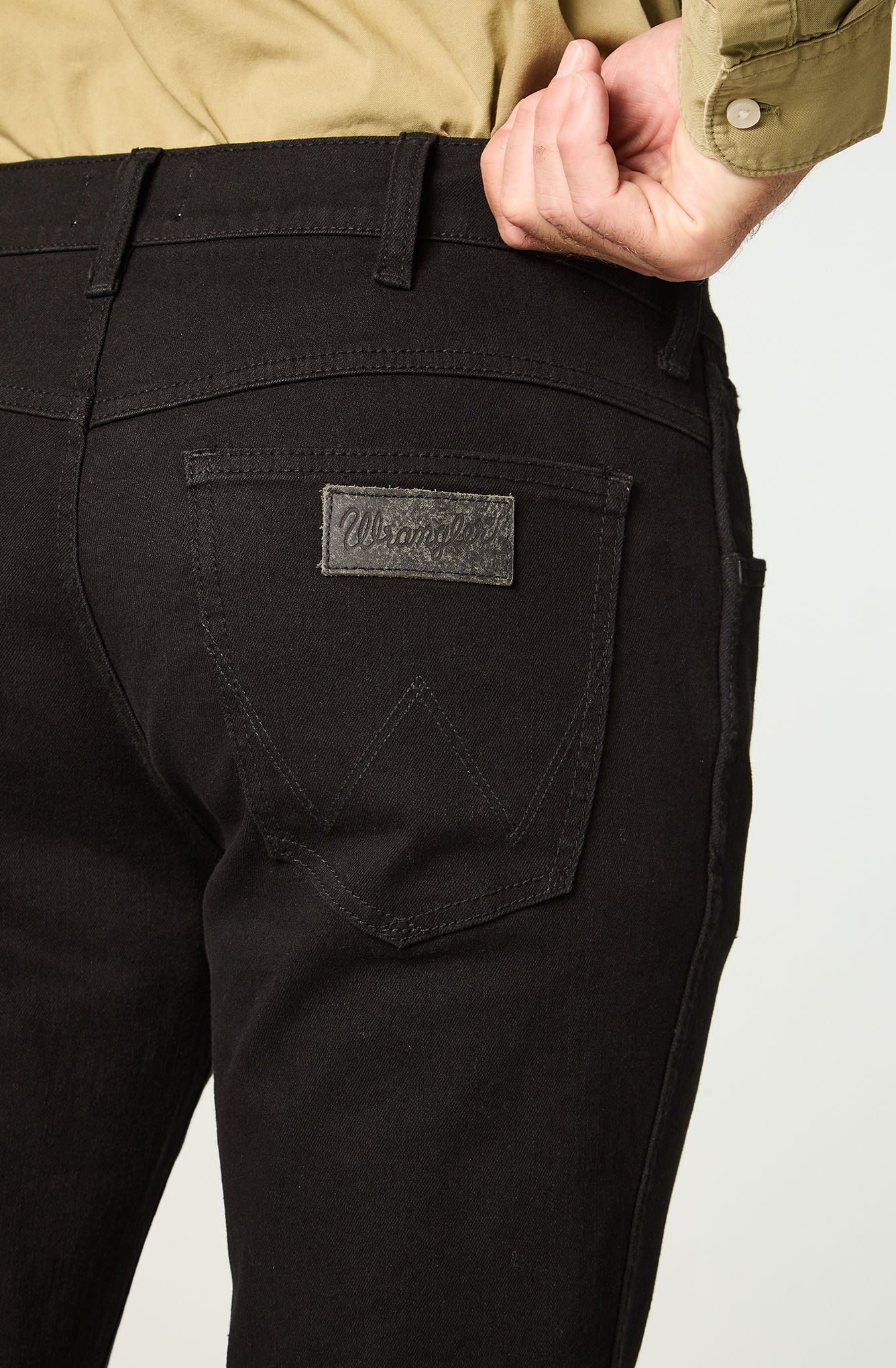 JEANS HOMBRE LARSTON SLIM TIRO MEDIO NEGRO - 4