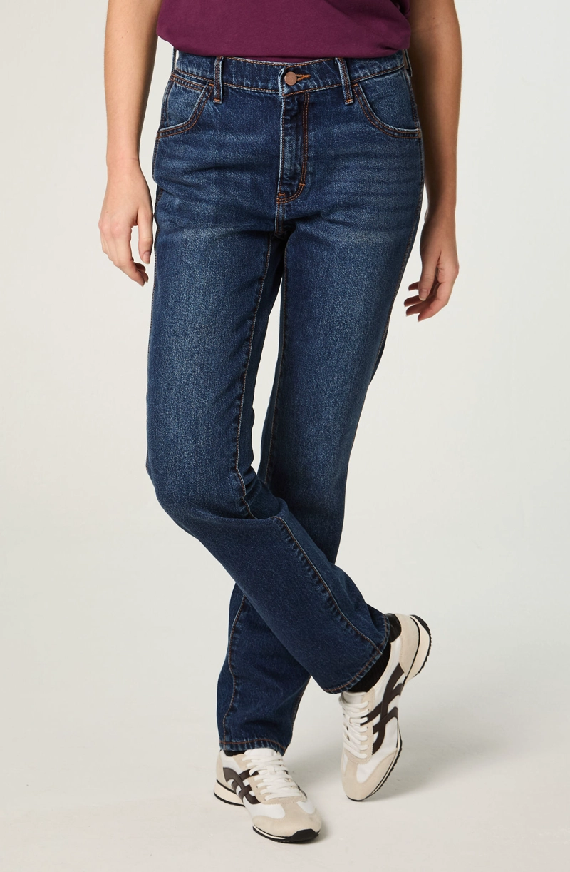 JEANS MUJER PIPER SLIM TIRO MEDIO AZUL - 1