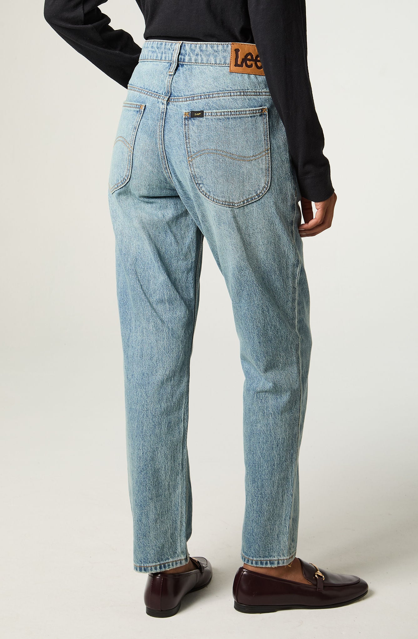 JEANS MUJER SLIM STRAIGHT AZUL CLARO RIDER - 3