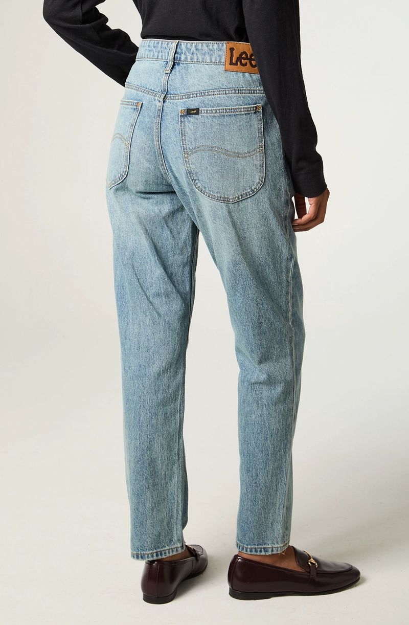JEANS MUJER SLIM STRAIGHT AZUL CLARO RIDER - 3