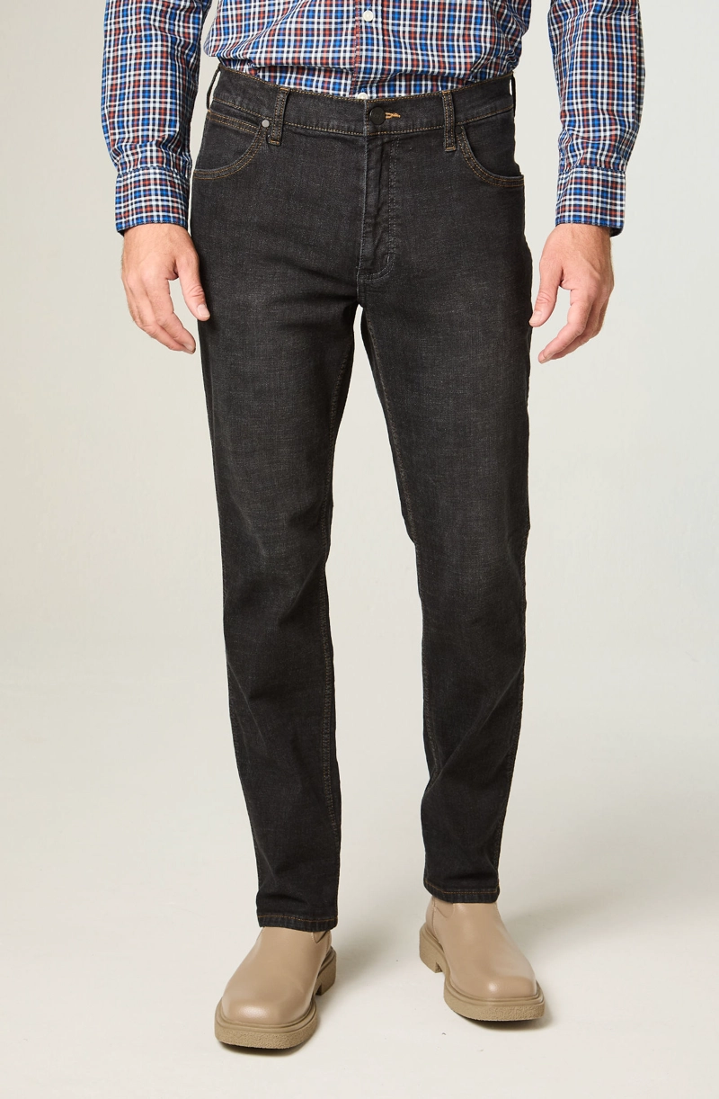 JEANS HOMBRE GREENSBORO STRAIGHT TIRO MEDIO NEGRO - 1