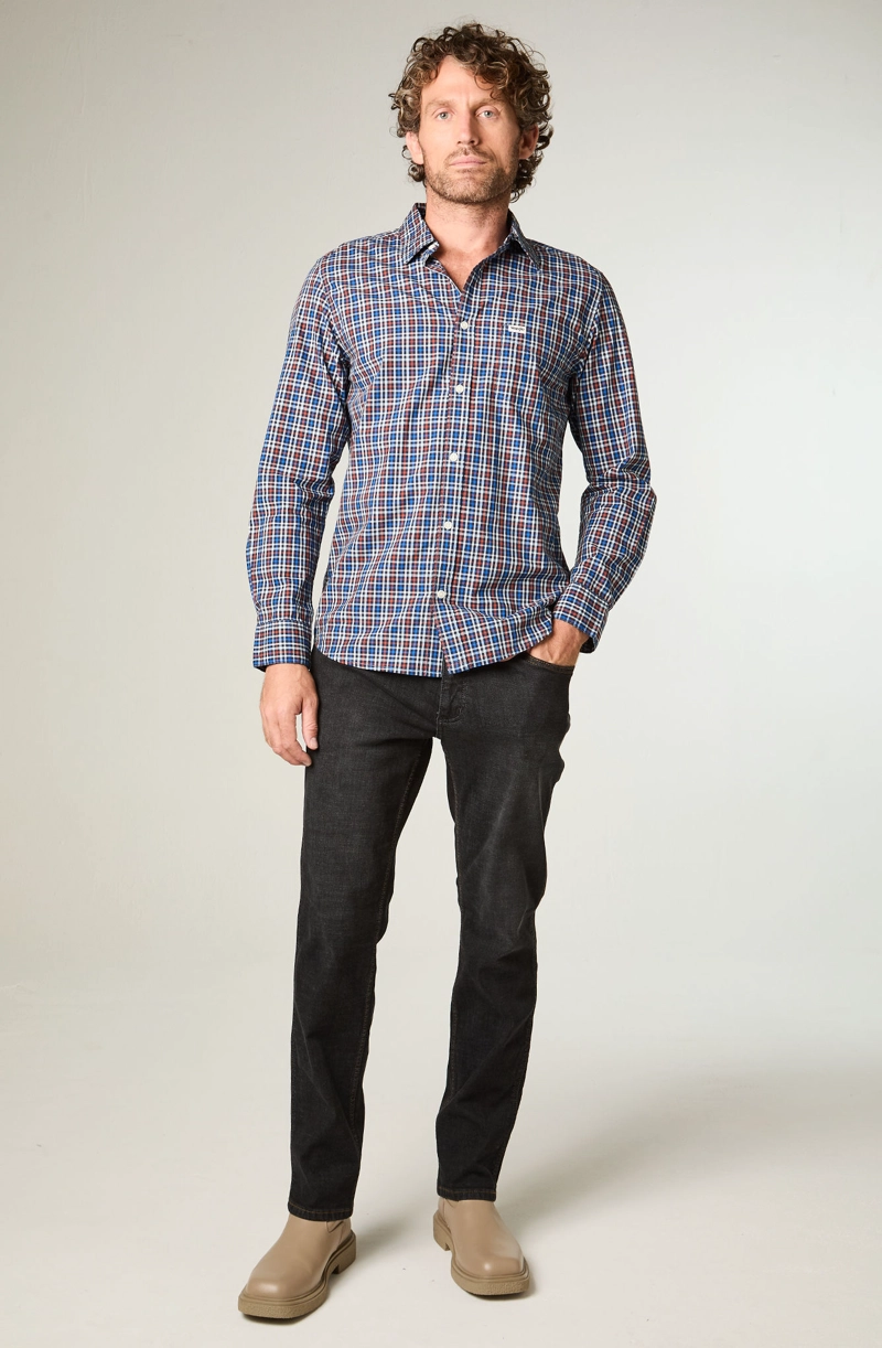 JEANS HOMBRE GREENSBORO STRAIGHT TIRO MEDIO NEGRO - 2