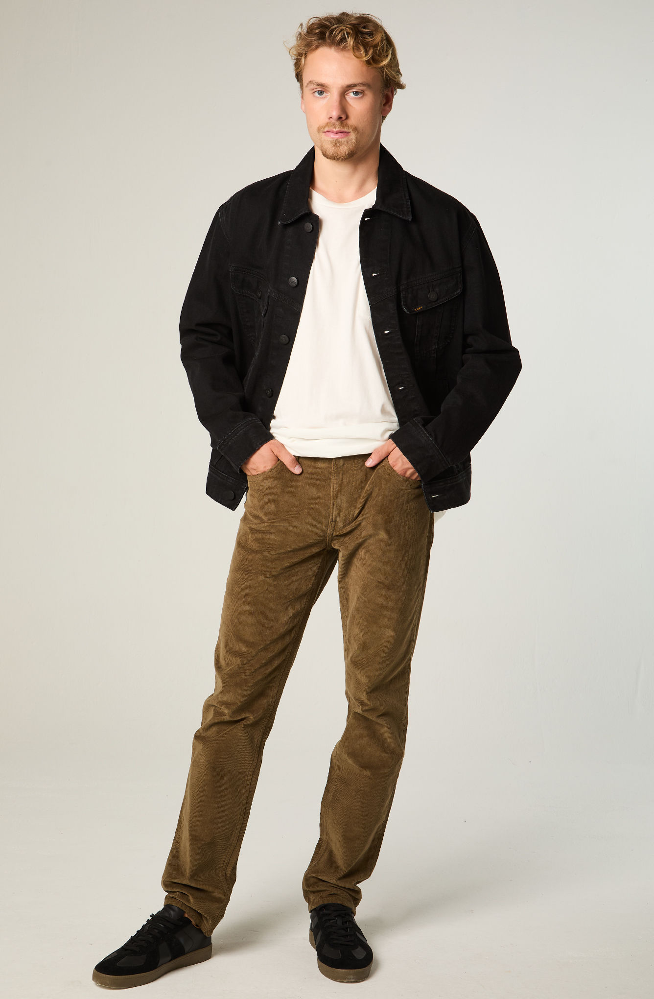 PANTALON HOMBRE REGULAR CAFE  CLARO DAREN COTELE - 2